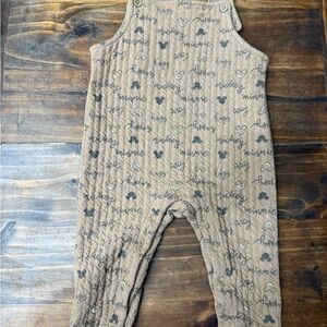 Disney Baby Tan Overalls